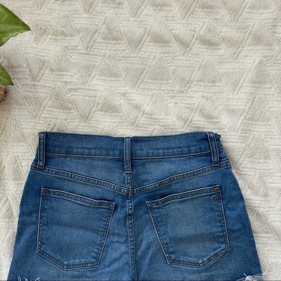 Madewell High-Rise Denim Boyshorts: Button-Through Edition - Picture 7 of 9